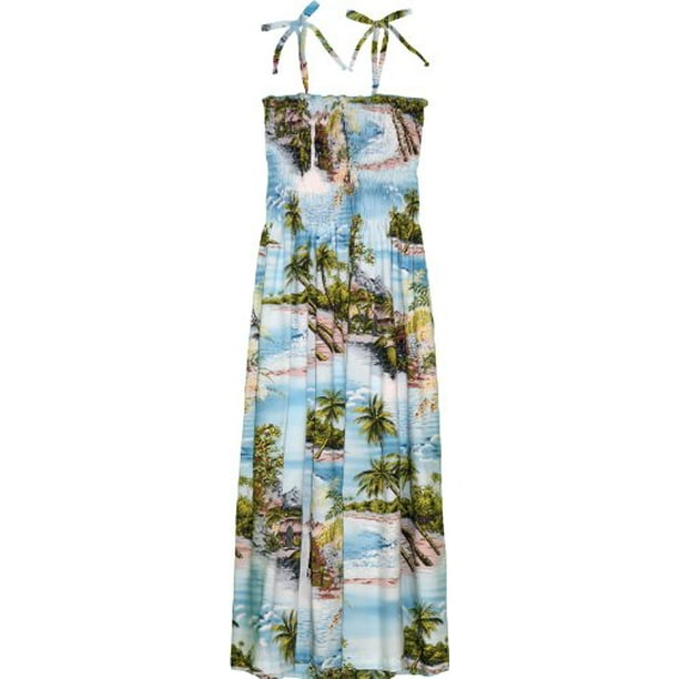 RJC Womens Paradise Island Surf Elastic Tube Top Sundress RJC Womens Paradise Island Surf Elastic Tube Top Sundress